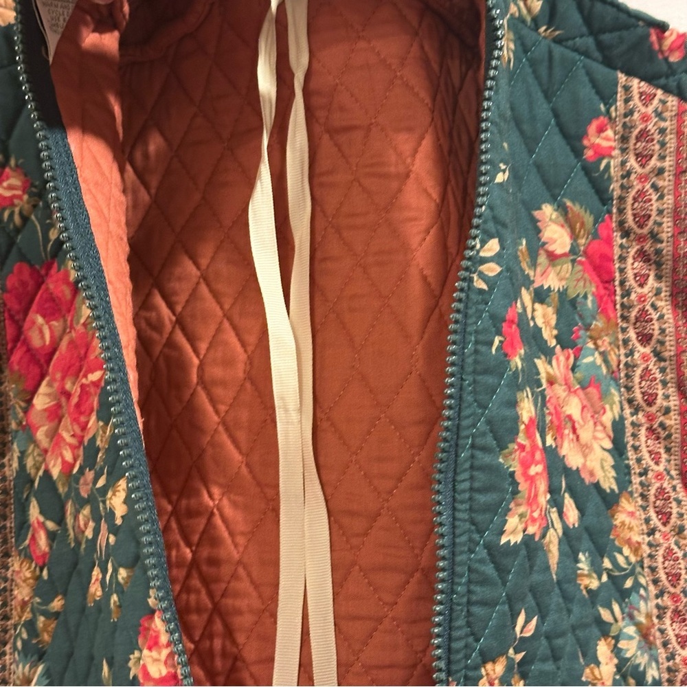 80s Vintage Vera Bradley Greenbriar Large Travel Garment Bag Paisley Floral EUC - Picture 5 of 16
